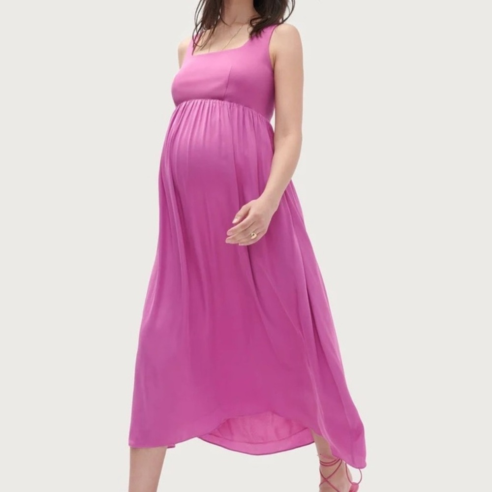 Hatch The Olive Dress in Wild Orchid Maternity Dress Size 0